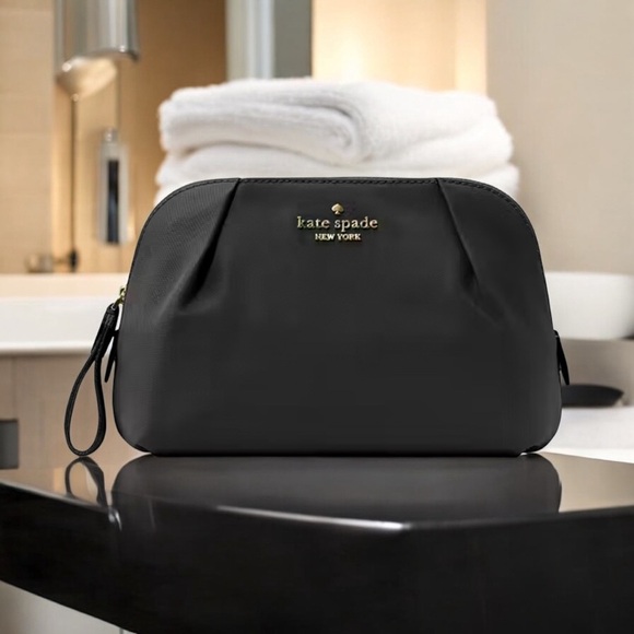 kate spade Handbags - Kate Spade Chelsea black nylon  Cosmetic Bag